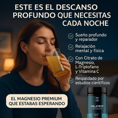 MELATRYP Citrato de Magnesio + Triptófano 150g - Suplemento Natural para Dormir e Insomnio Colombia