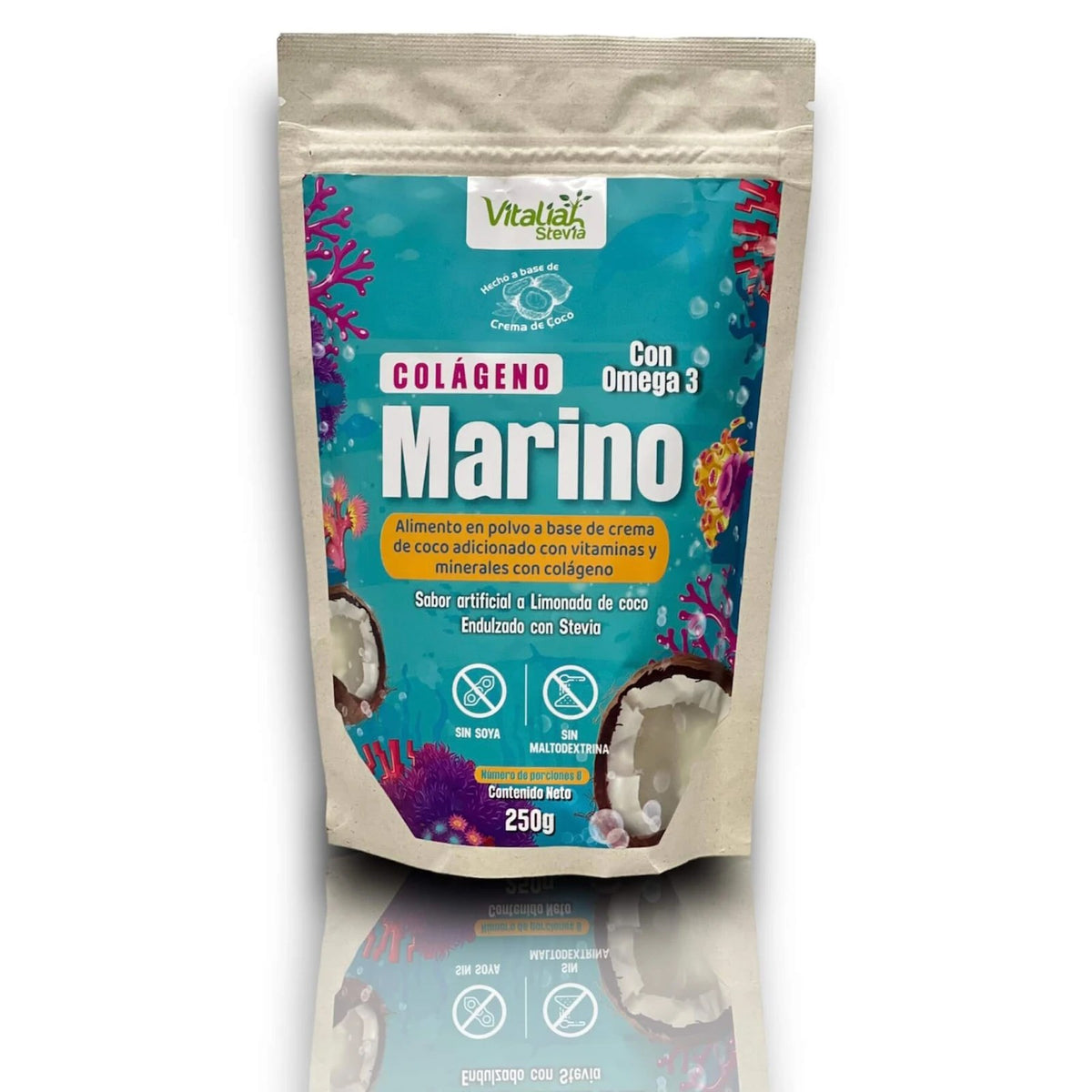 Colágeno Hidrolizado marino bolsa x 250 gr Vitaliah