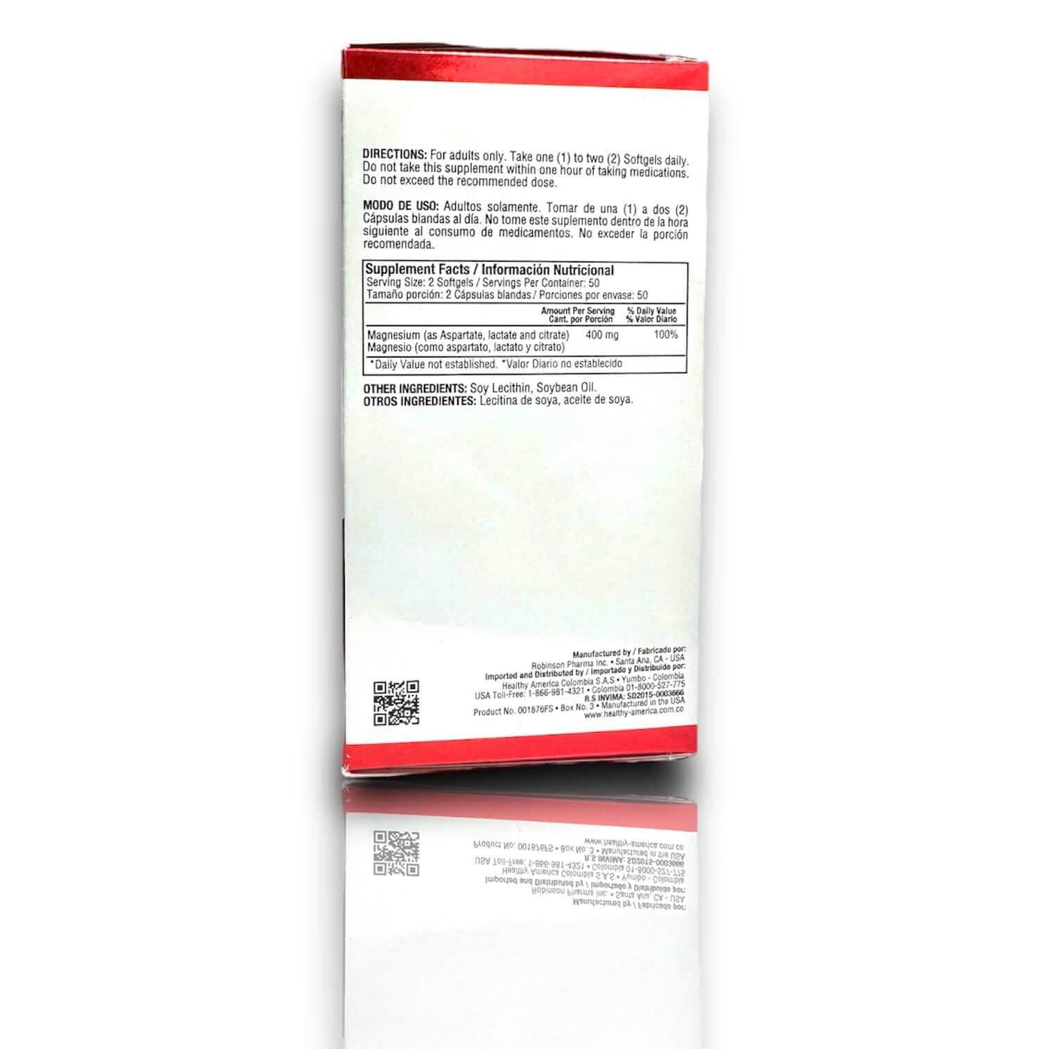 Super Magnesium  400 Mg x 100 Soft - Healthy America.